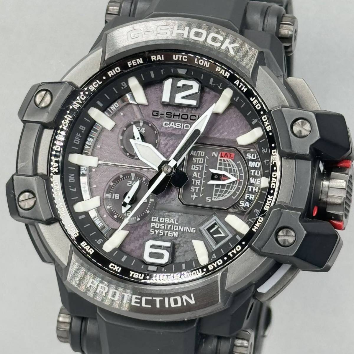 極美品 G-SHOCK GPW-1000FC-1AJF グラビティマスター タフソーラー 電波受信 GPSハイブリッド電波ソーラー マルチバンド6 メタルバンド_画像1