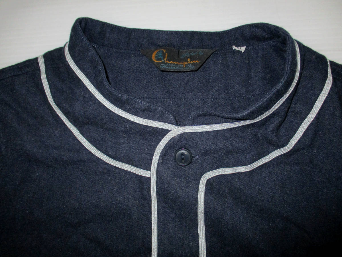 Champion Champion Ran бирка переиздание Baseball рубашка шерсть CWSJ407 размер M (3Eke