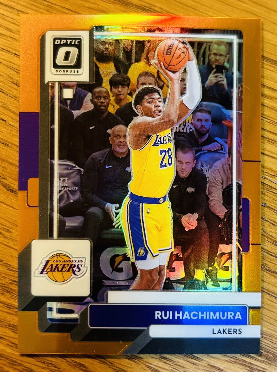 2022-23 Panini Donruss Optic Rui Hachimura #170 八村塁 Orange PRIZM /199_画像1