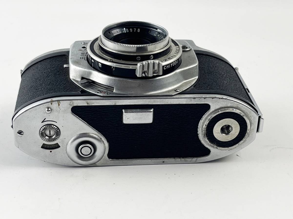 当時物 コンパクトフィルムカメラ レンジファインダー MINOLTA ミノルタ A.2 F3.5 45mm カメラ シャッター動作確認済み_画像5