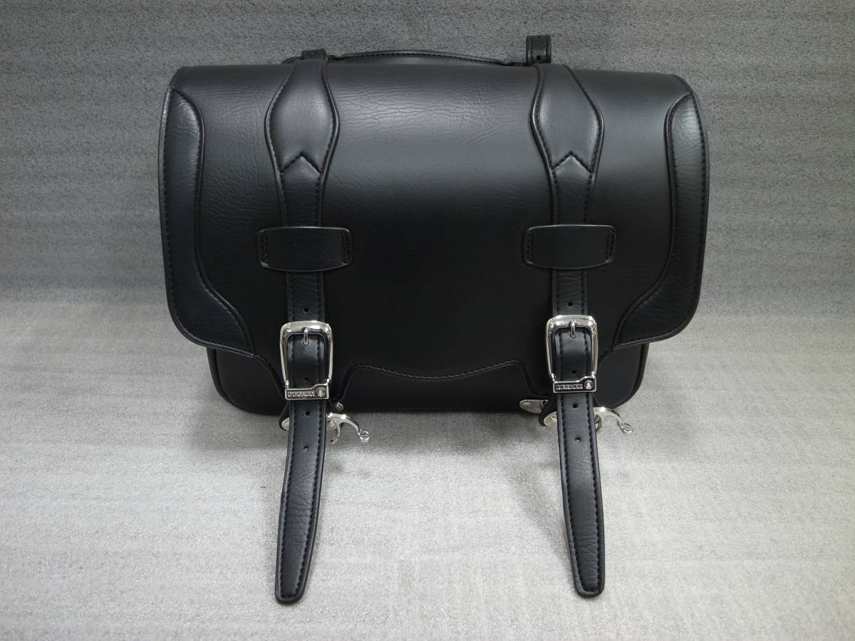 [ б/у превосходный товар ](DEGNER) Degner Synth tik кожа подседельная сумка DSB-1 мотоцикл подседельная сумка боковая сумка мотоцикл 