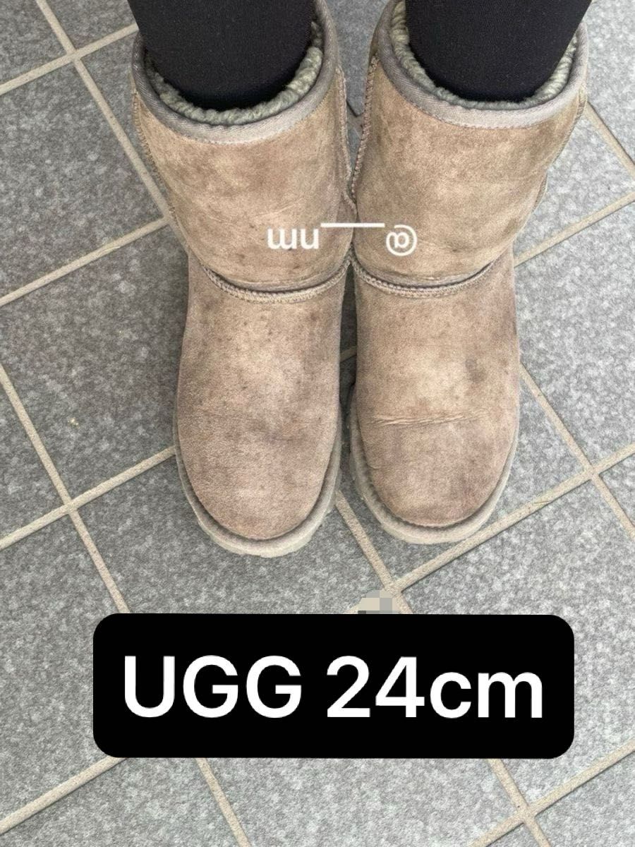 UGG アグ ムートンブーツ レディース グレー 24cm