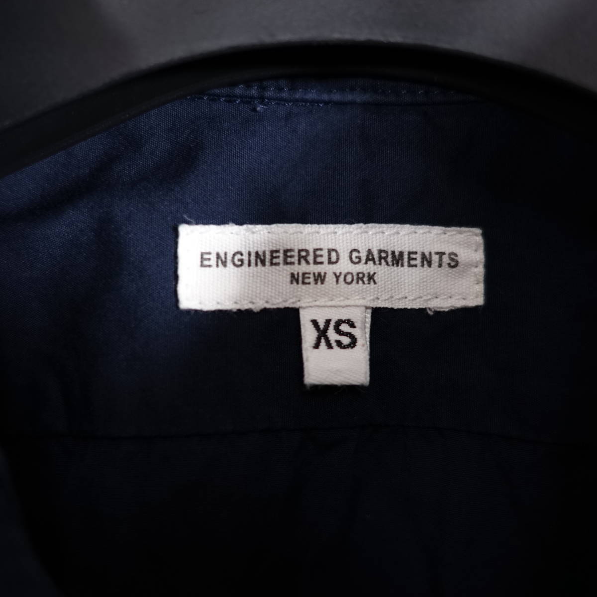 【良品】エンジニアードガーメンツ　春夏　３ポケット　ＣＰＯシャツ　Engineered Garments　サイズＸＳ　ネイビー_画像5