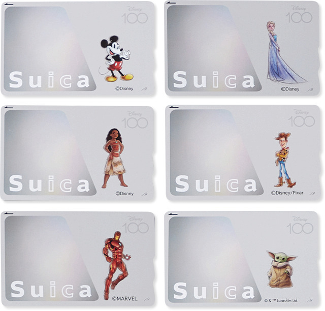 入手困難完売品＜Disney100＞記念Suica（カード6枚＆アクリルフレームセット）_画像2