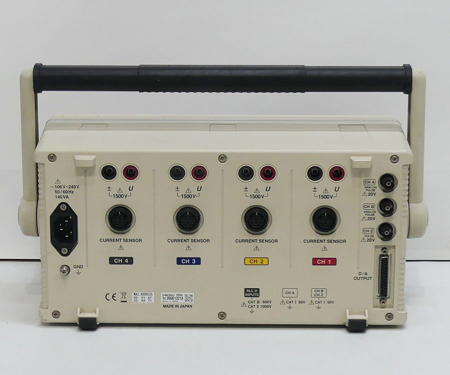 HIOKI パワーアナライザ 3390 (中古 現状品 自己診断OK) Power Analyzer 3390 日置電機 J☆_画像4