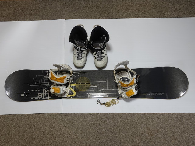 スノーボード板、ブーツ（２７－２７.５）　セット_画像1