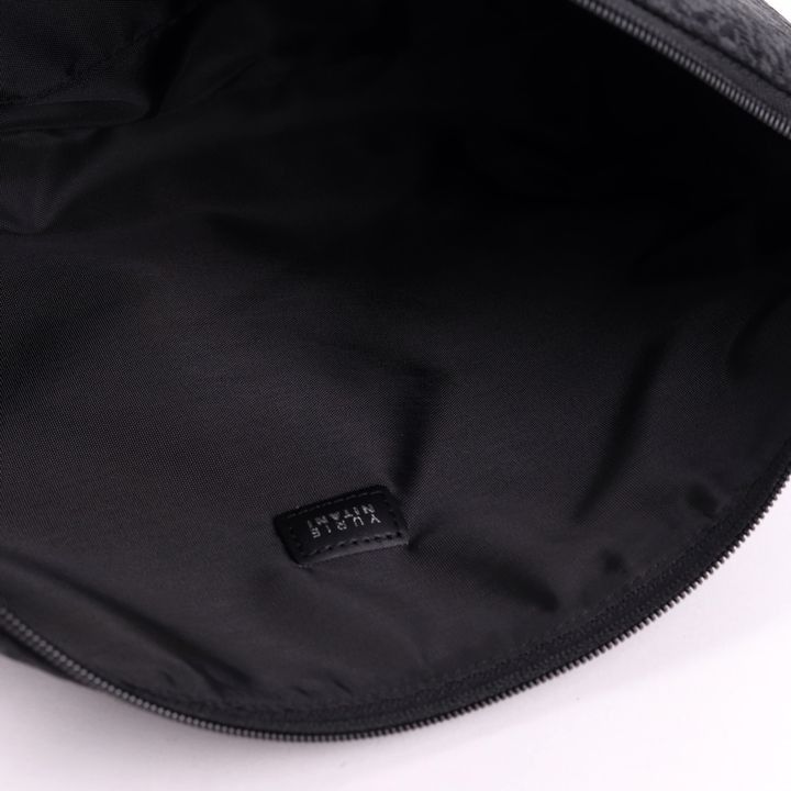 ユリエ ニタニ ショルダーバッグ ハンドバッグ 未使用 総柄 フォーマルバッグ 黒 ブラック 