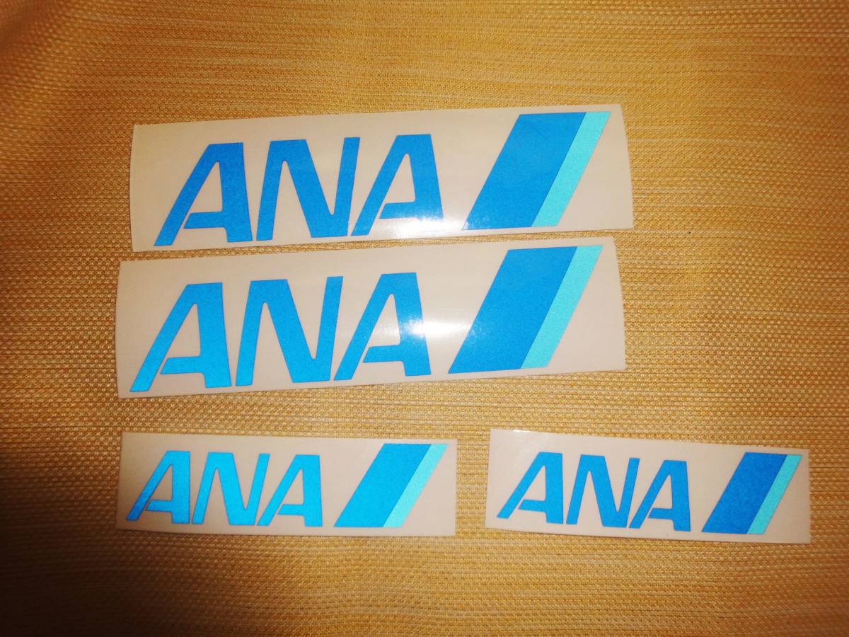 新品未使用品 ANA ステッカー 反射タイプ 2サイズ 2枚セット_画像3