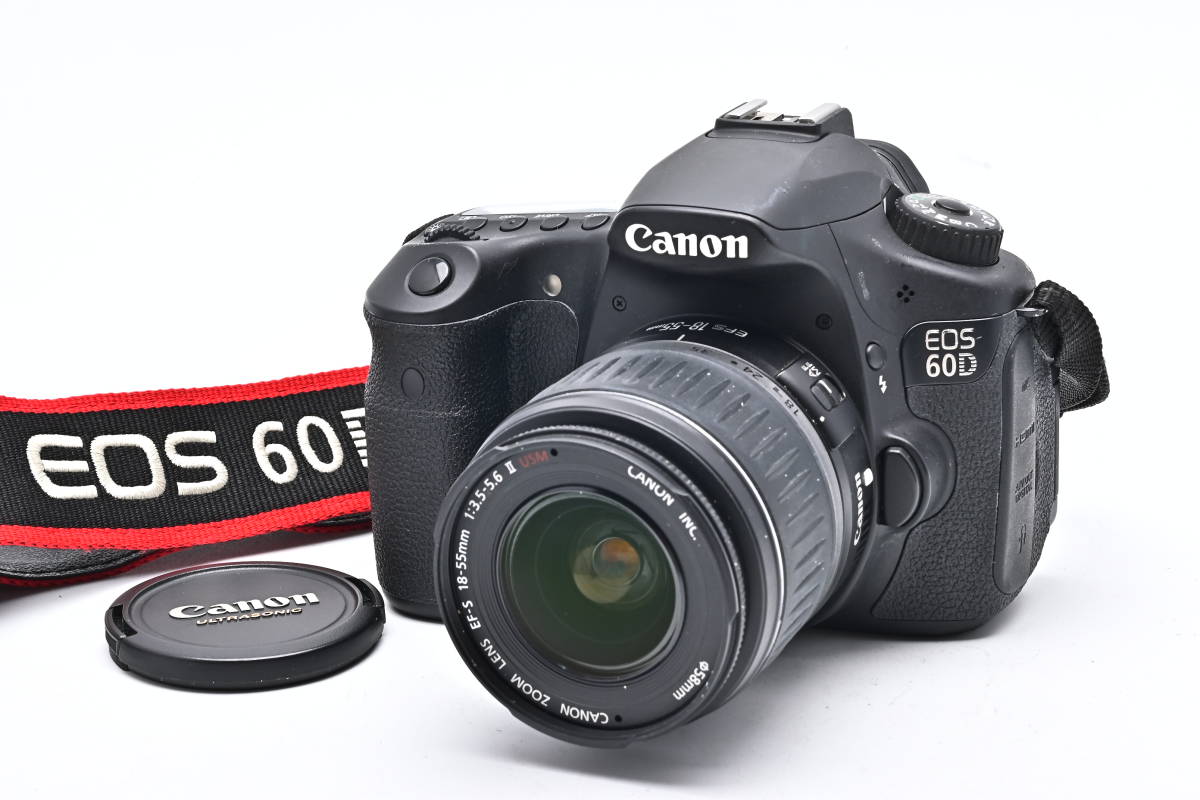 1A-990 Canon キヤノン EOS 60D EF-S 18-55mm f/3.5-5.6 II USM 一眼レフデジタルカメラ_画像1