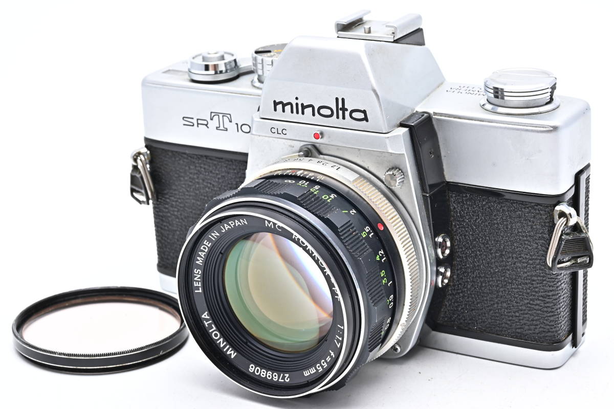 1B-260 MINOLTA ミノルタ SRT101 MC ROKKOR-PF 55mm f/1.7 一眼レフフィルムカメラ マニュアルフォーカス_画像1