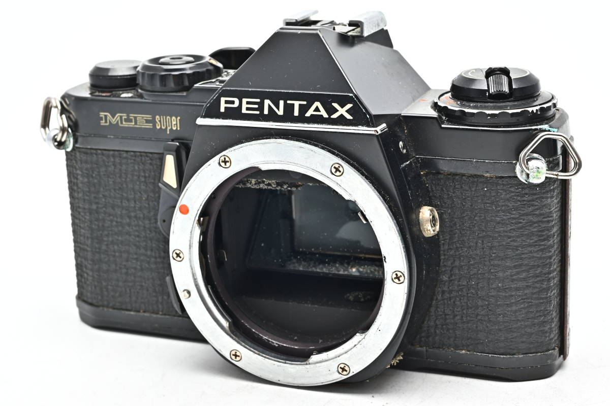 1B-573 PENTAX ペンタックス ME super smc PENTAX-M 50mm + A 70-210mm + AF200T 一眼レフフィルムカメラ マニュアルフォーカス_画像2