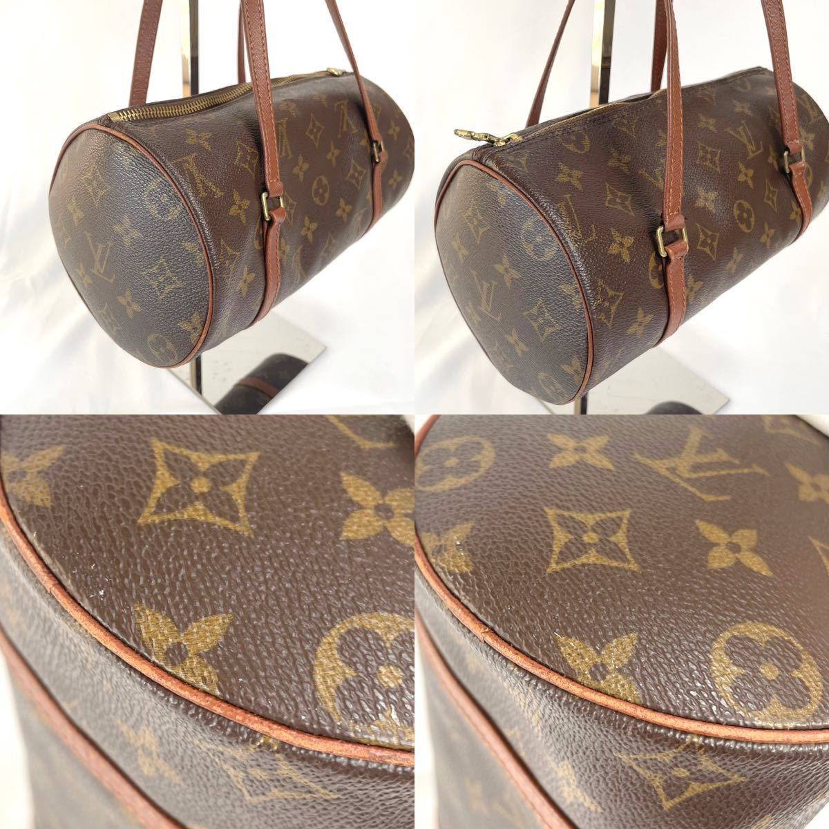 ルイヴィトン　 ハンドバッグ　モノグラム　旧パピヨン26　ミニバッグ　LOUIS VUITTON レザー ボストン_画像8