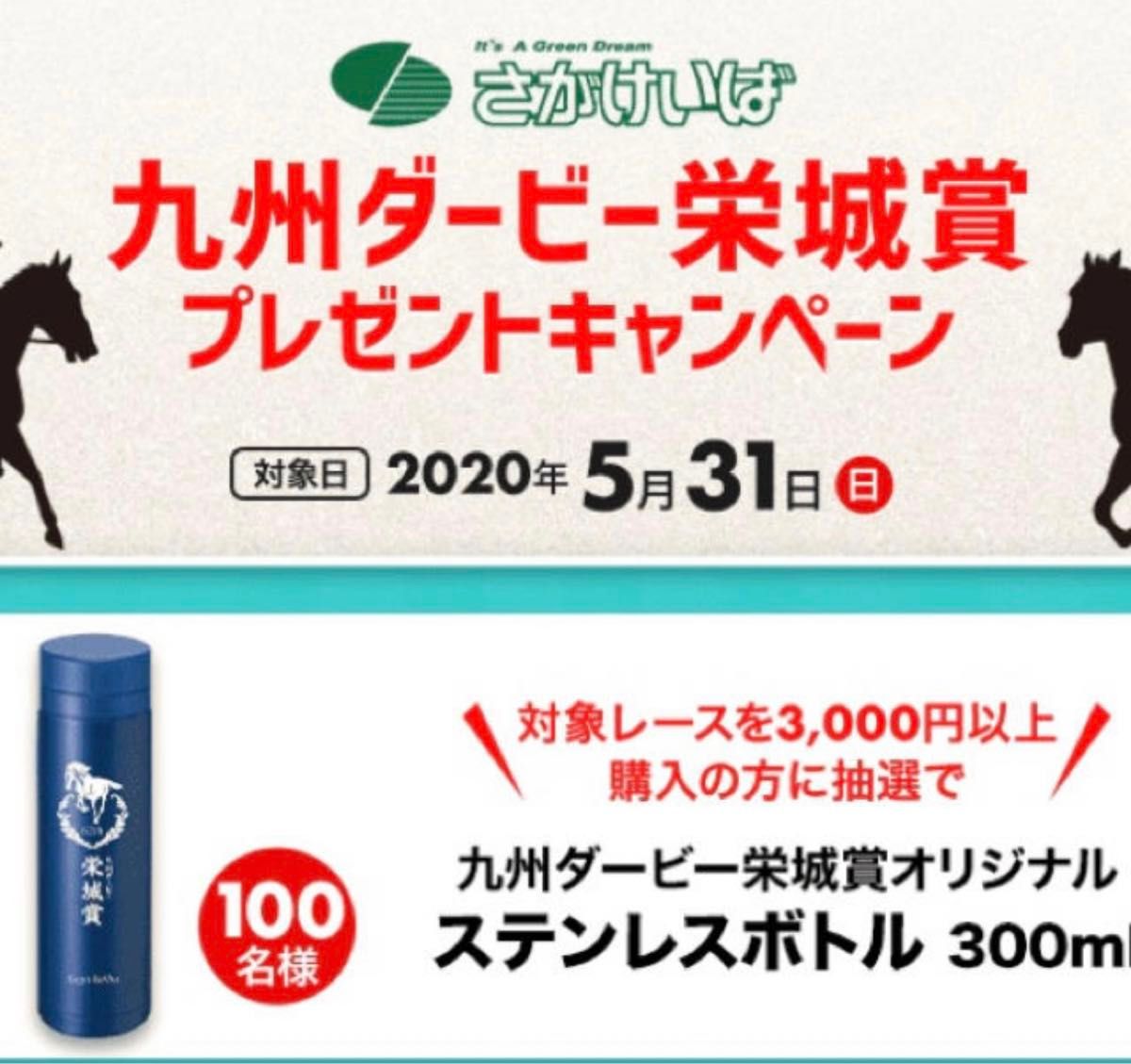 九州ダービー 栄城賞 ステンレスボトル 300ml ステンレス製 サーモス 魔法瓶