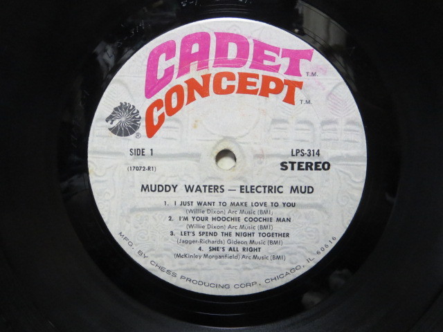 Muddy Waters／Electric Mud 電化ブルース異色盤にして名盤 エレクトリック・マッドUSオリジナル！マディ・ウォーターズ Cadet Consept_画像5
