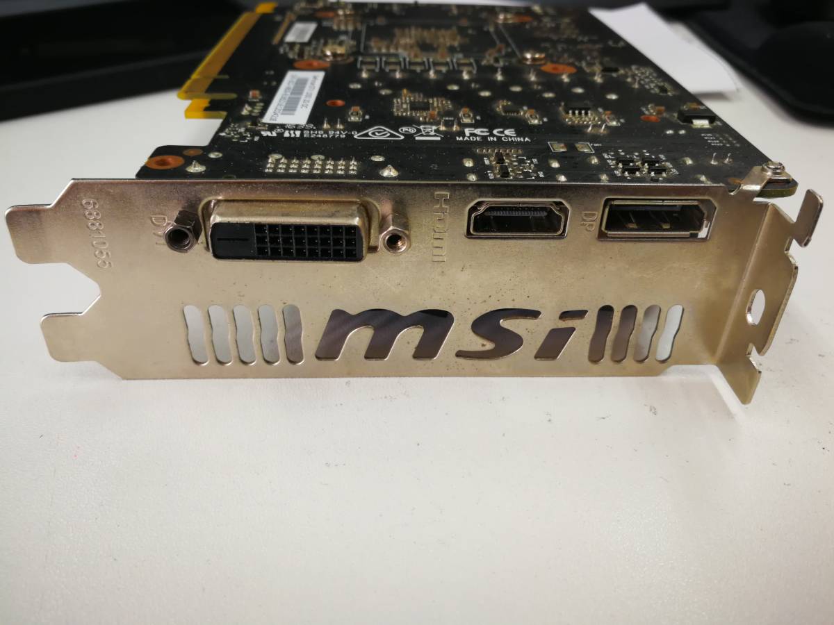 保証あり MSI GTX1050 2GB 補助電源不要 DVI HDMI DP PCI-Express グラフィックボードの画像3