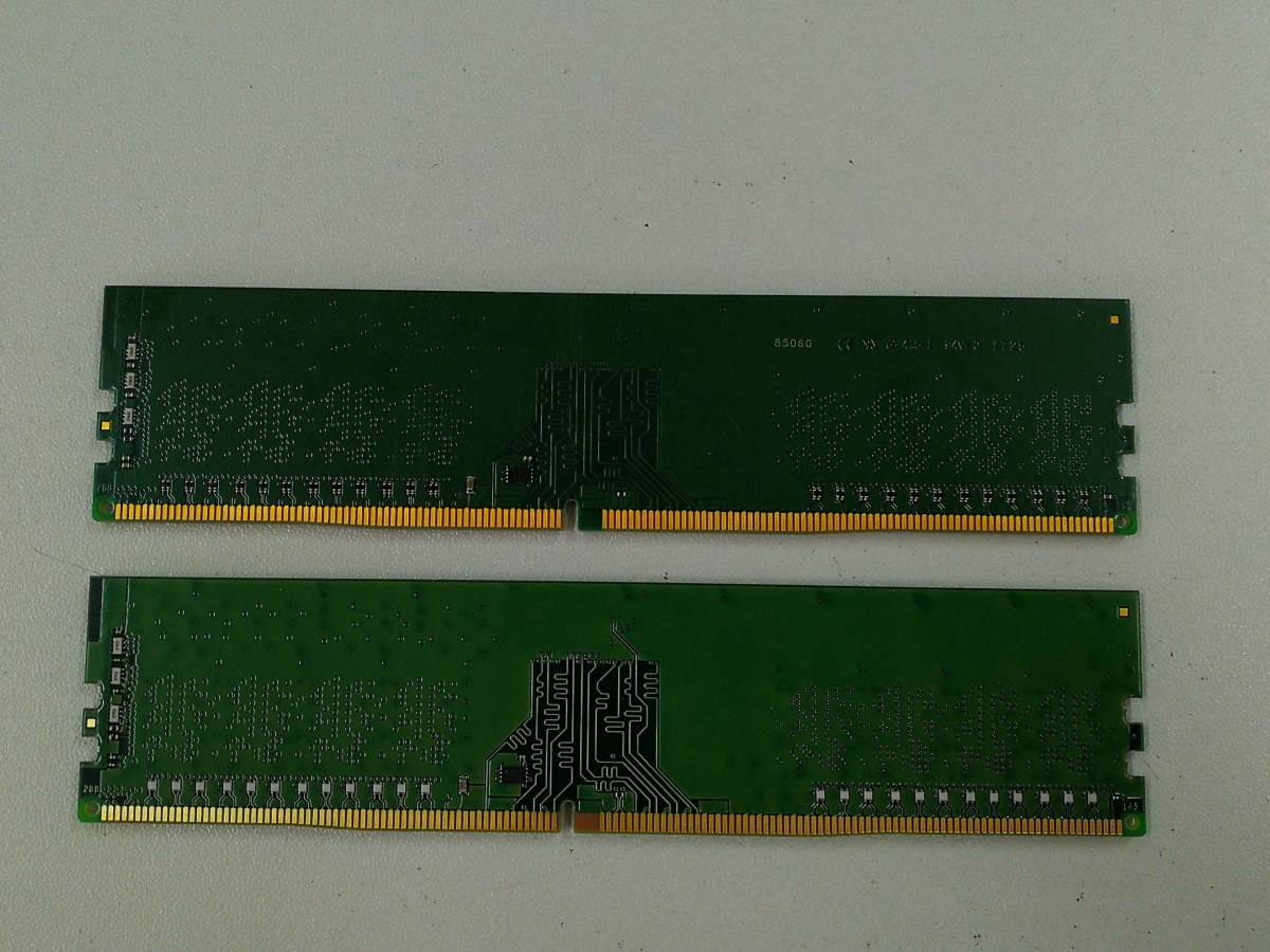 保証あり KINGSTON製 DDR4-2666 PC4-21300 メモリ 8GB×2枚 計16GB デスクトップパソコン用_画像2