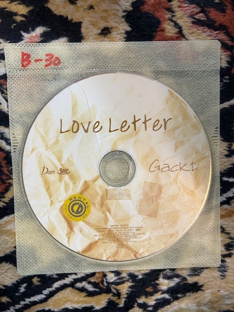 ★CDディスクのみ★　B-30 114 ★Gackt 　Love Lette ガクト_画像1