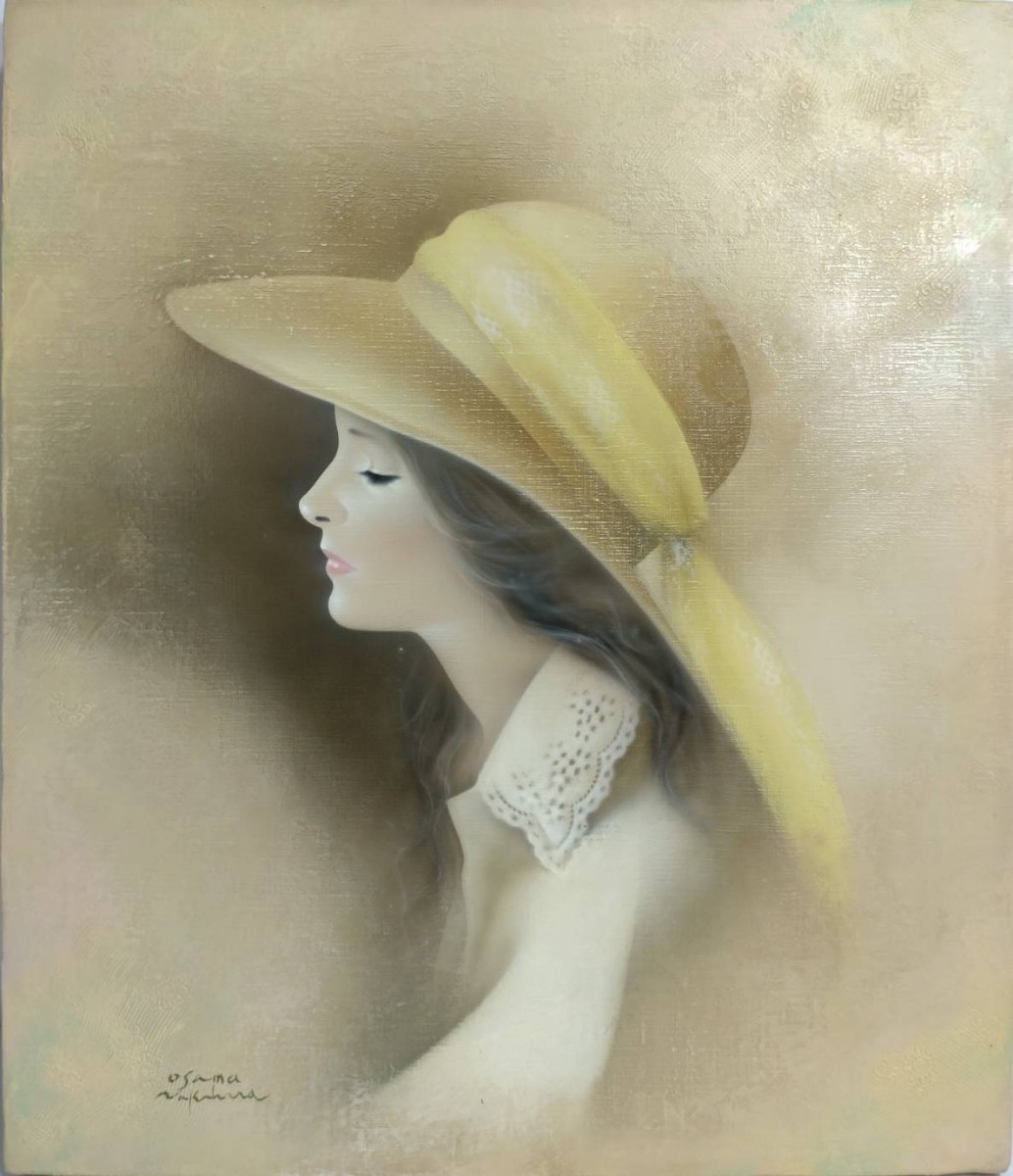 Yahoo!オークション - 真作 油彩画/【中原修 中原脩】「帽子の女 Yahoo!オークション - 真作 油彩画/【中原修 中原脩】「帽子の女