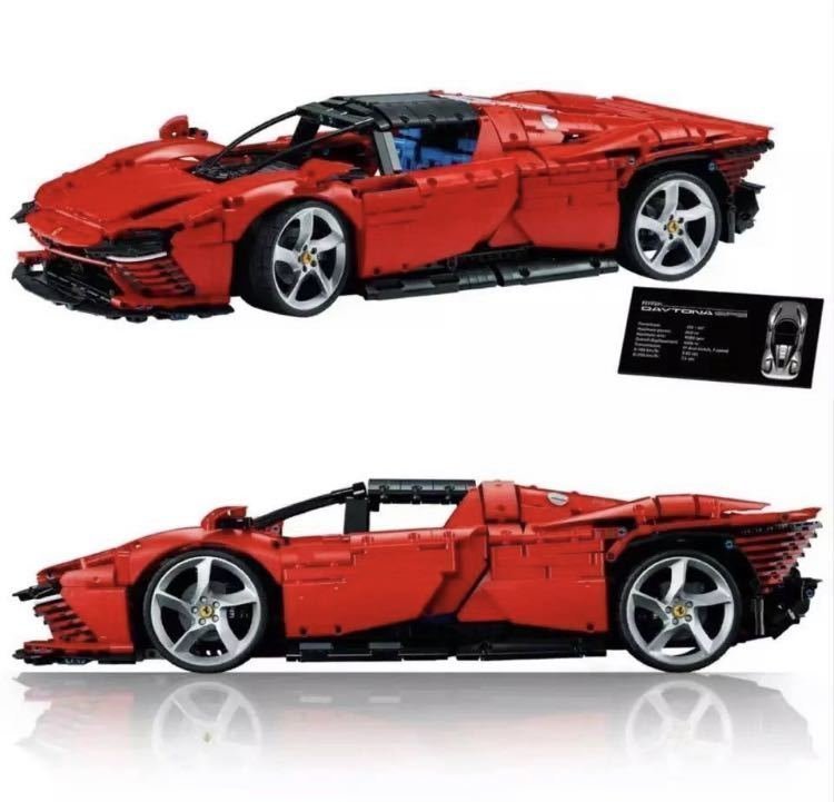 LEGO レゴ テクニックTechnic MOC 互換 Ferrari Daytona SP3 デイトナ3778ピースcjx2223_画像1