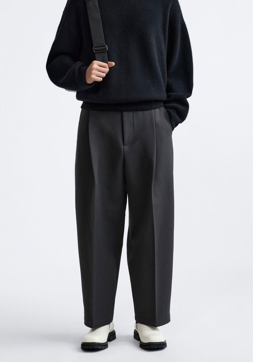 ZARA×Studio Nicholson 23AWワイドレッグパンツ 完売品 タグ付き ZARA×Studio Nicholson 23AWワイドレッグパンツ 完売品 タグ付き