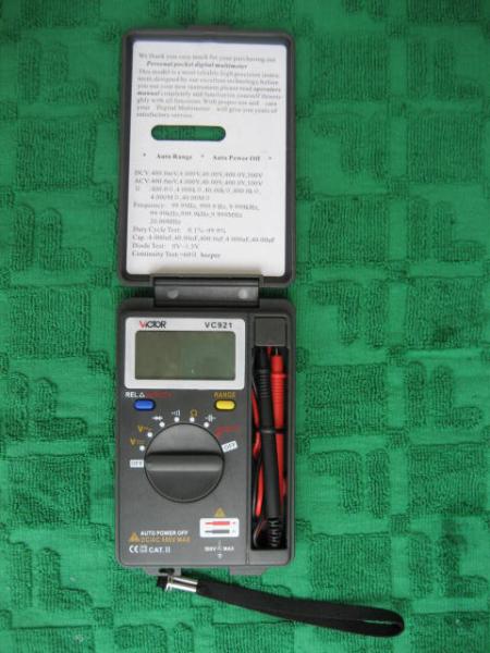 ◆新品ポケット・デジタルマルチメータ(テスター）コンデンサー測定可_画像3