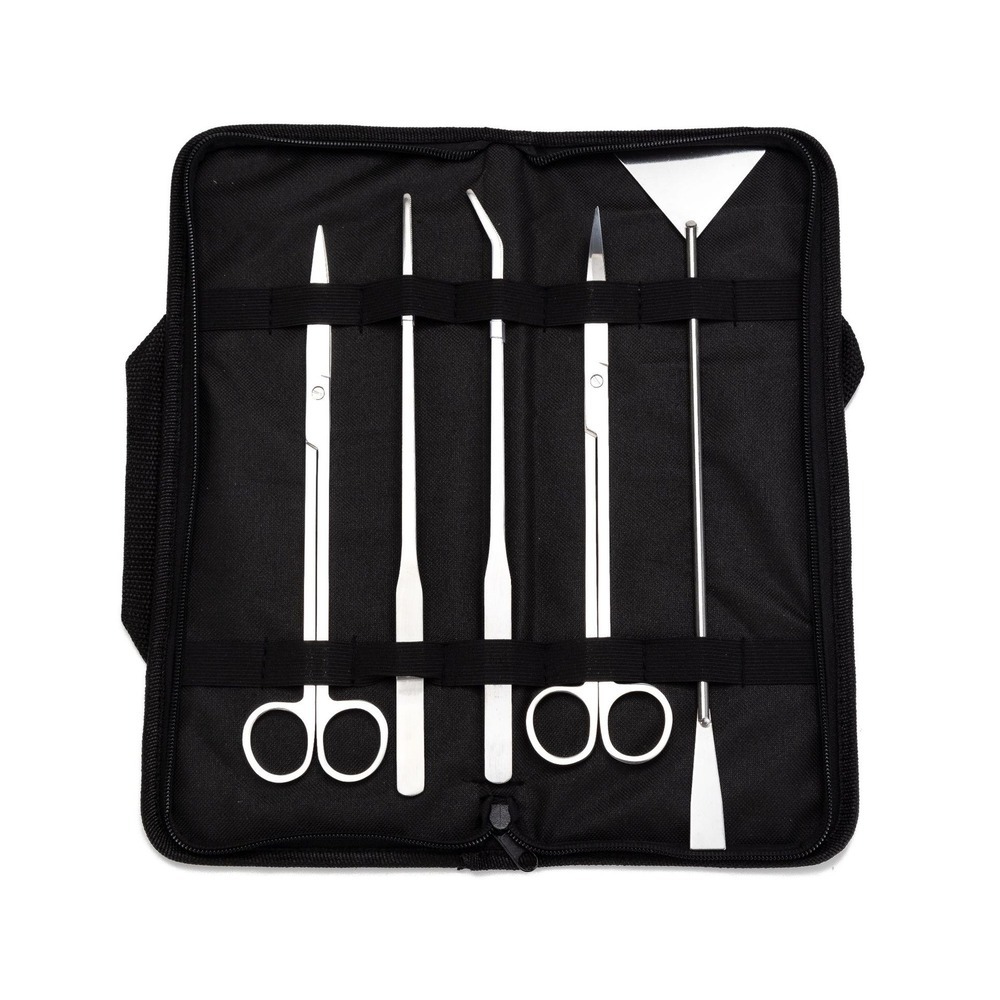 * black water plants set mail order water plants 5 point set 5 point exclusive use case attaching storage bag attaching tongs tweezers long strut car b Sand f