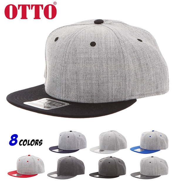 ☆ 1.HeatherGray ☆ SNAPBACK otto オットー キャップ 帽子 メンズ 通販 無地スナップバックキャップ レディース ユニセックス 無地 シ_画像3