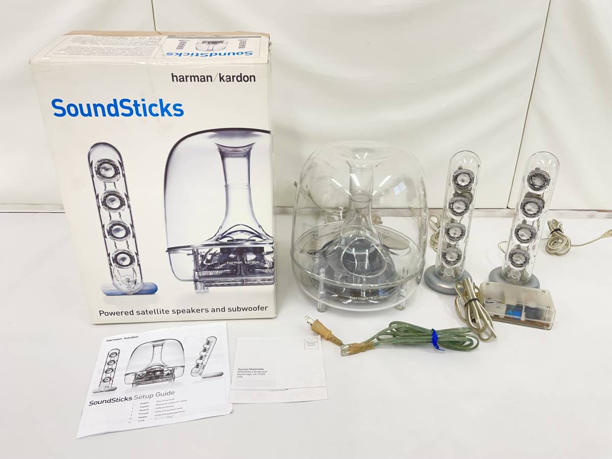 Yahoo!オークション - 初代ハーマンカードン SoundSticks AP3211 Yahoo!オークション - 初代ハーマンカードン SoundSticks AP3211