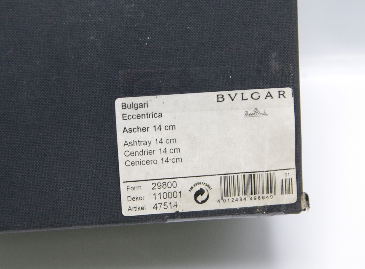 BVLGARI ROSEN THAL ブルガリ ローゼンタール 灰皿 アッシュトレイ 14cm 中古品