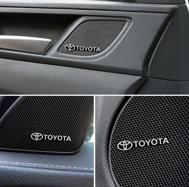  новый товар бесплатная доставка Toyota Toyota эмблема стикер дверь динамик 4 шт. комплект 