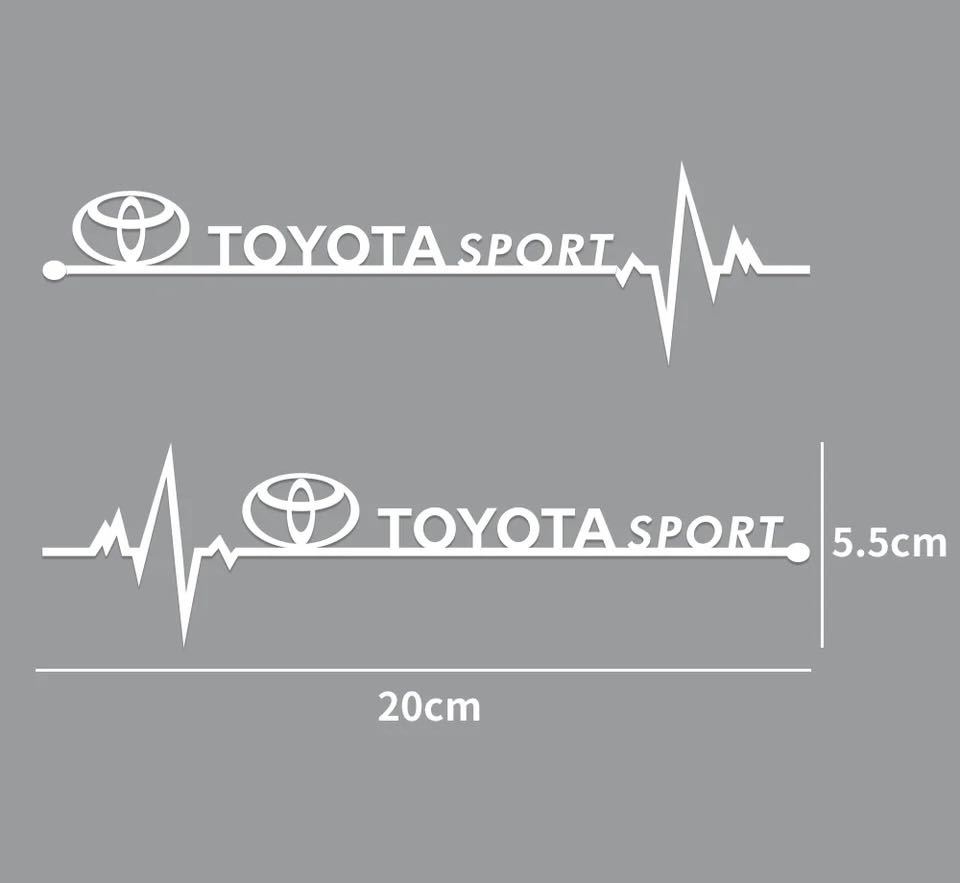 送料無料　トヨタ　TOYOTA　SPORTS　スポーツ　ステッカー　SUV　RAV4　プラド　ランクル　タコマ_画像3