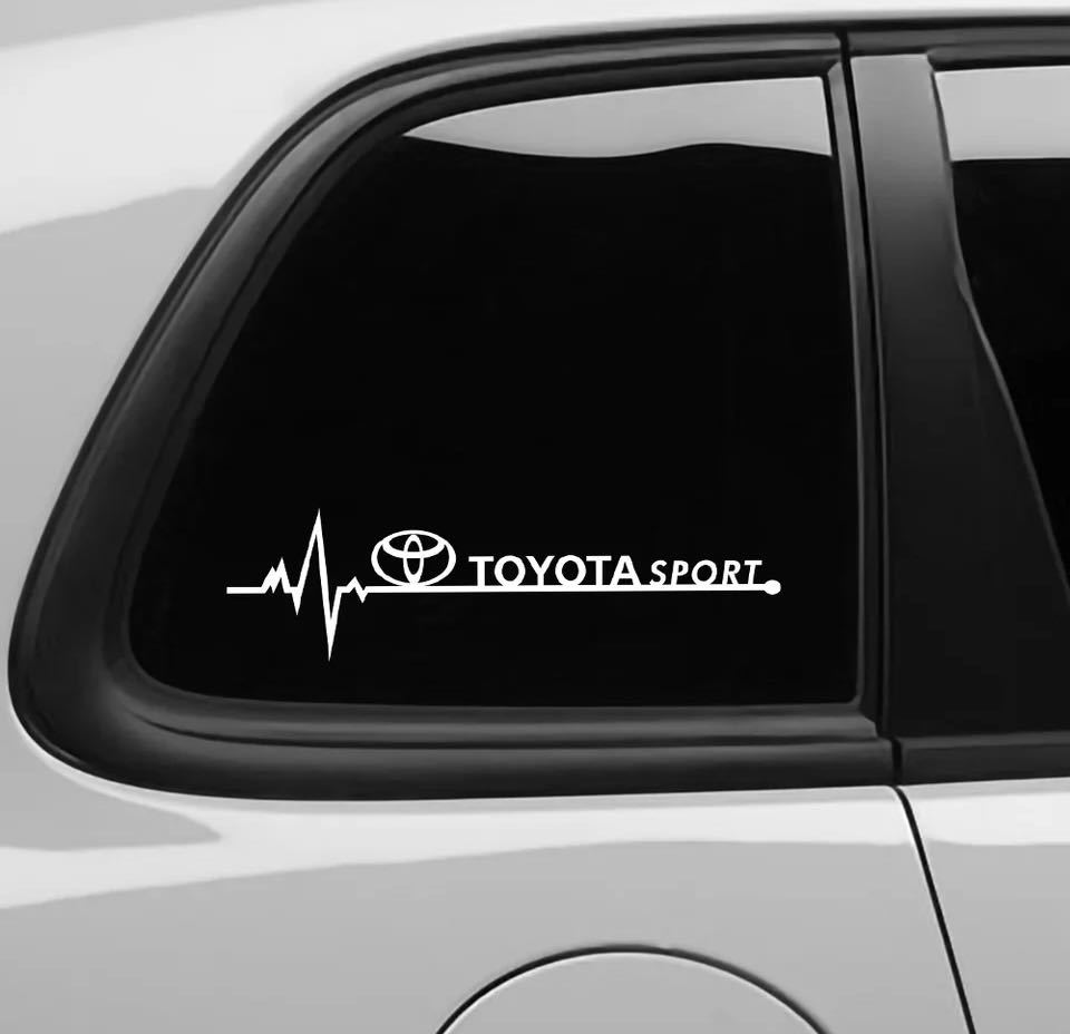 送料無料　トヨタ　TOYOTA　SPORTS　スポーツ　ステッカー　SUV　RAV4　プラド　ランクル　タコマ_画像1