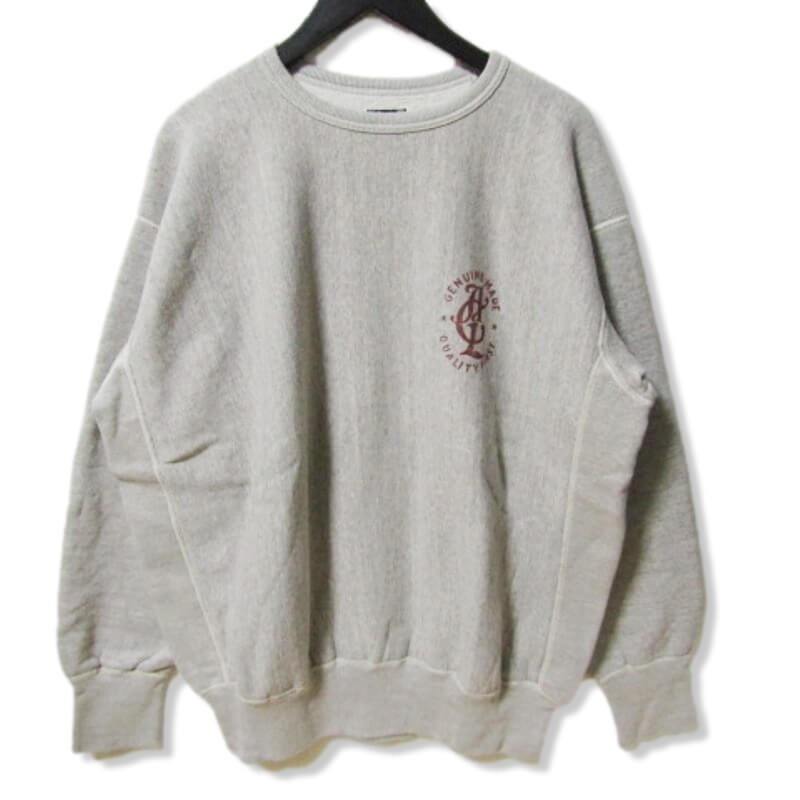 CALEE キャリー クルーネックスウェット CL-21AW005VIN Tompkin's loop type 40's crew neck sweat グレー XL 27104896