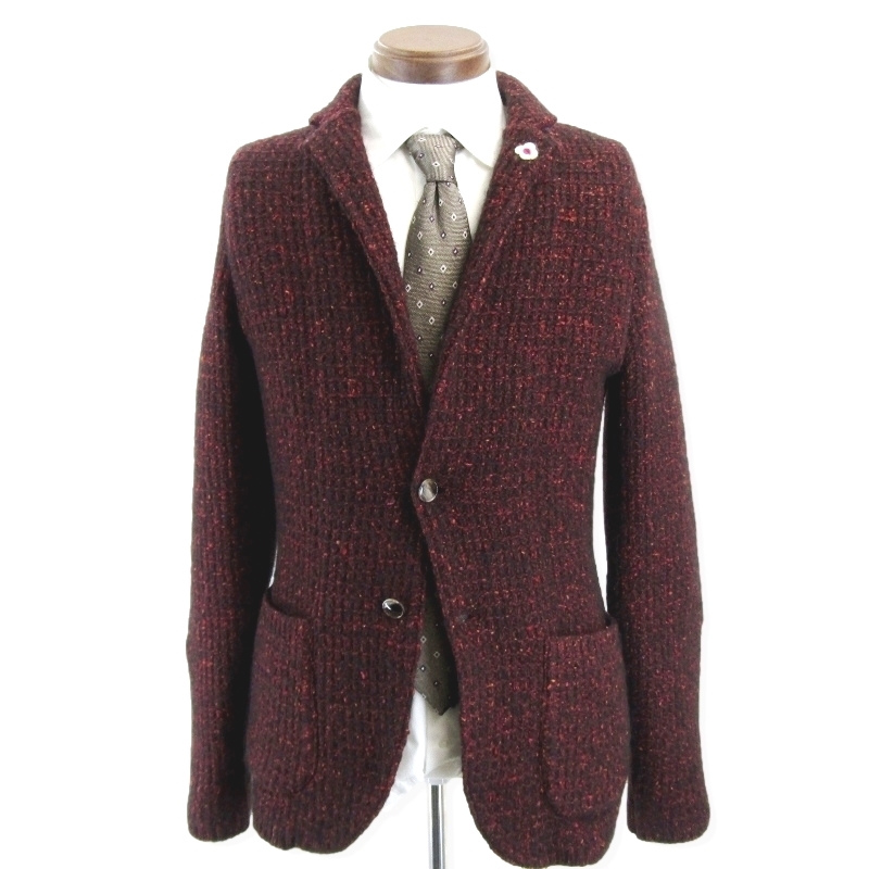 LARDINI Lardini single knitted jacket wool alpaca . low gauge knitted 2. bar gun tiXS 35002943
