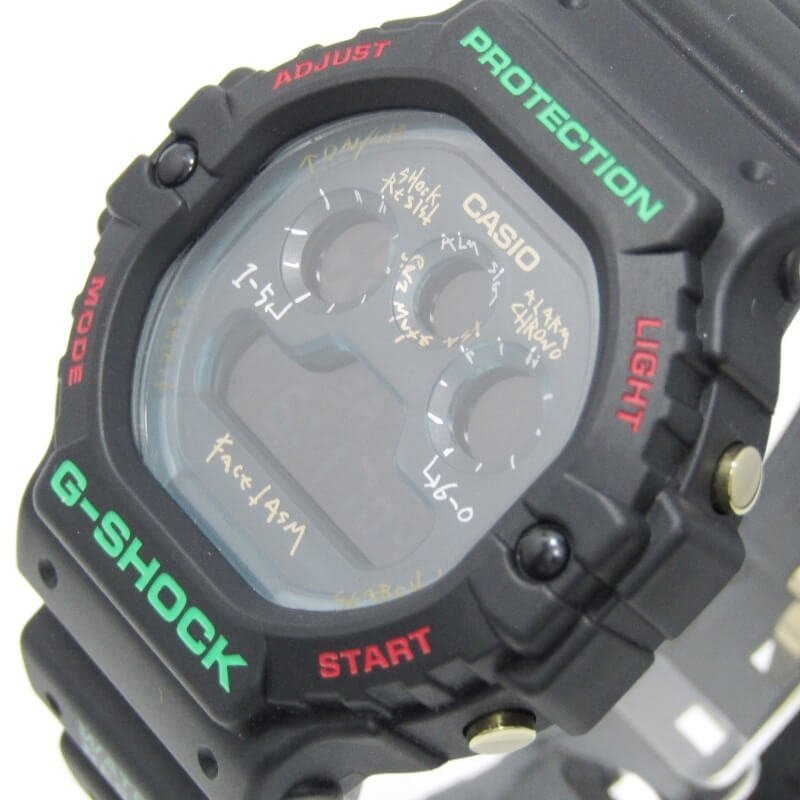 CASIO G-SHOCK Gショック DW-5900FA-1JR FACETASM コラボ ファセッタズム ブラック 黒 30012440_画像2