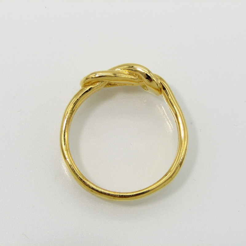 未使用 XOLO JEWELRY ショロジュエリー リング XOR011-3AG Knot Ring Large 24K ALL coating L ノット メキシコ製 19号 28006931_画像4