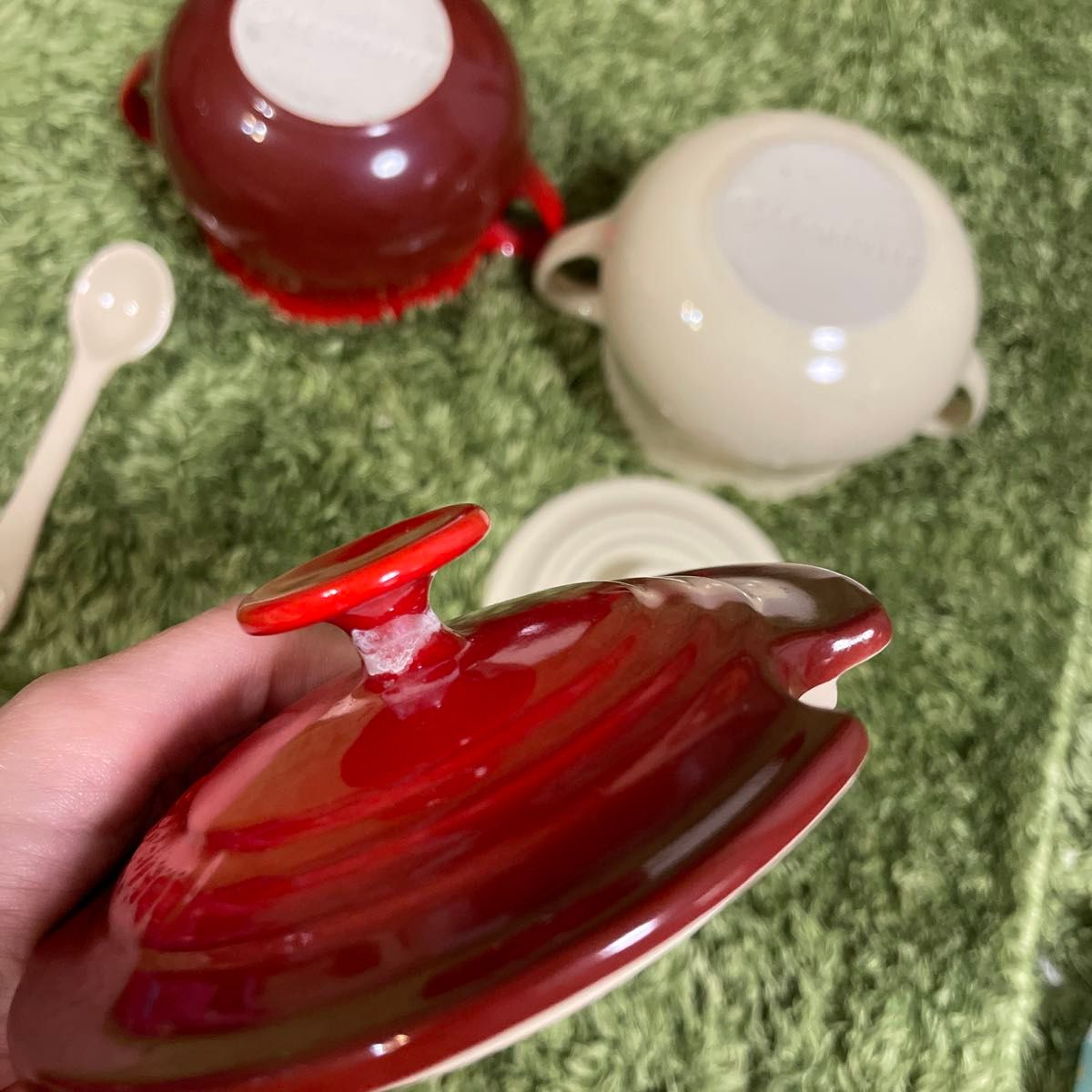 LE CREUSET ペア　スープポット