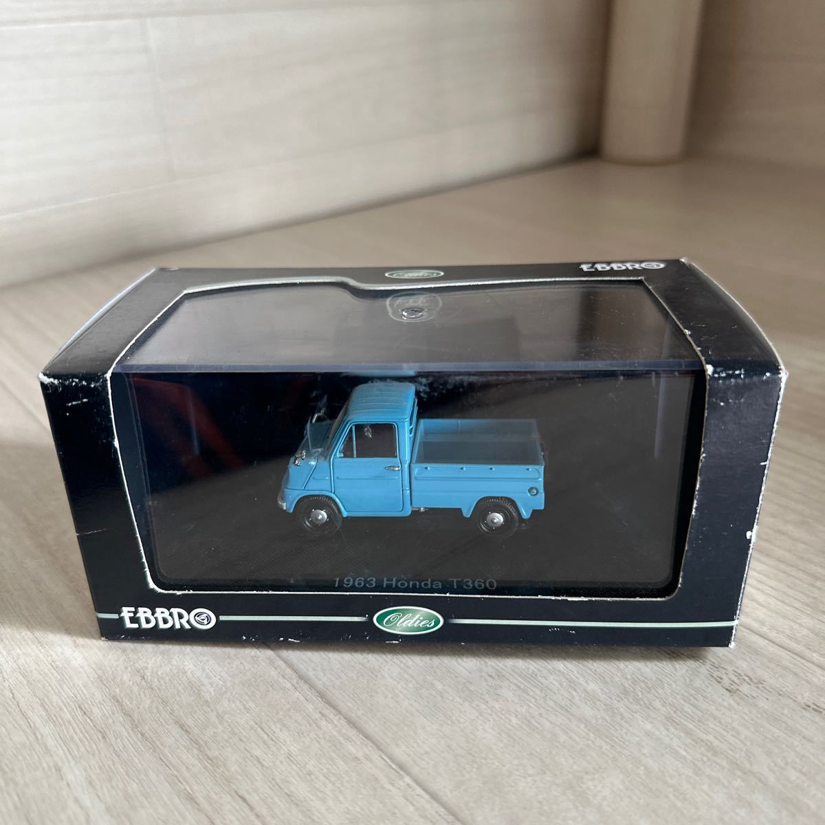 [A0202-653] * unused * secondhand goods *EBBRO/ EBBRO *1/43 1963 Honda T360 blue Oldies all ti-z model minicar racing car 
