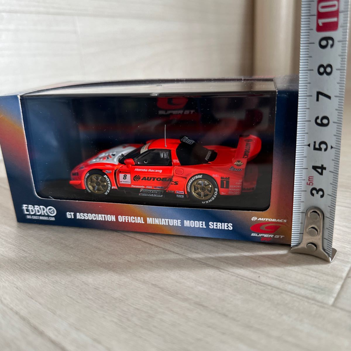 【A0204-6】未開封中古品『EBBRO エブロ 1/43 AUTOBACS 2005 ARTA NSX Super GT'05 No.8』 モデルミニカー レーシングカー （同梱可）_画像10