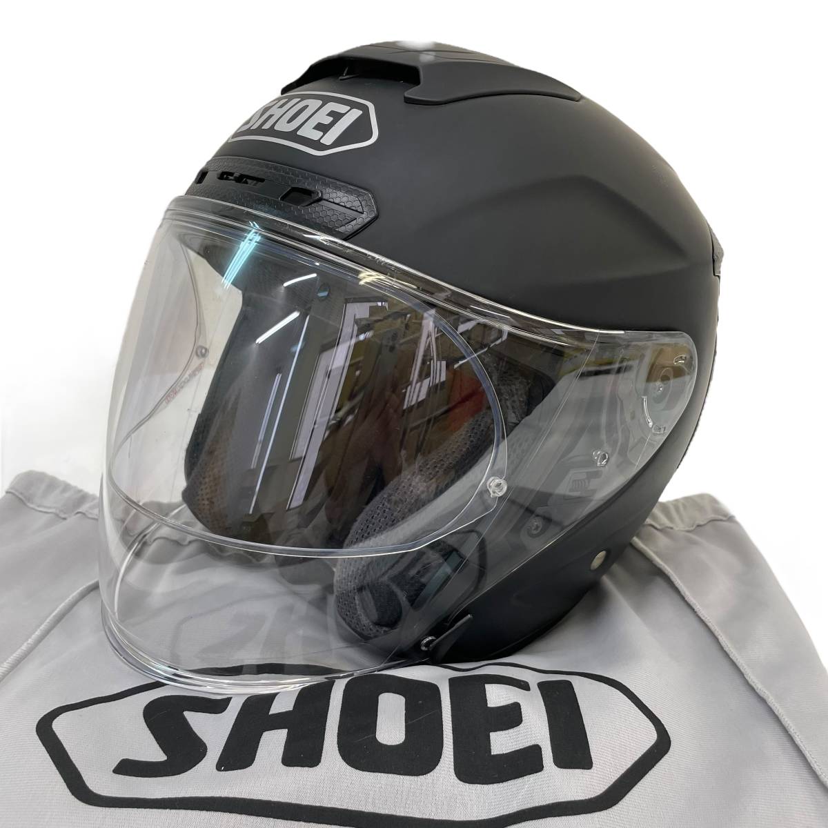 【即決】 SHOEI ショウエイ J-FORCE4 ジェットヘルメット 　黒系　ブラック系　Sサイズ　6006-100_画像1