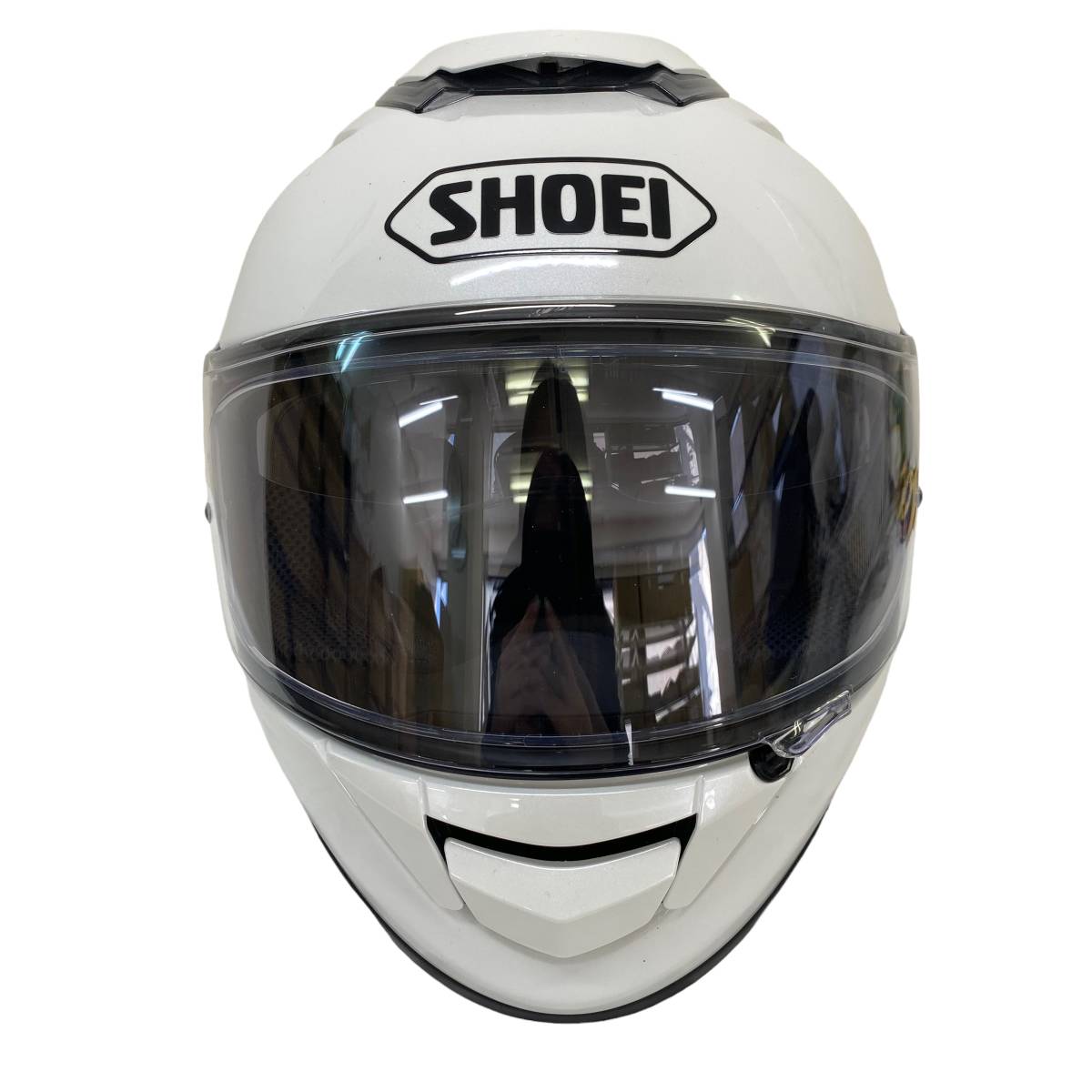 【美品】 SHOEI ショウエイ フルフェイスヘルメット GT-AIR 　白系　ホワイト系　L（59㎝）　6208-100_画像2
