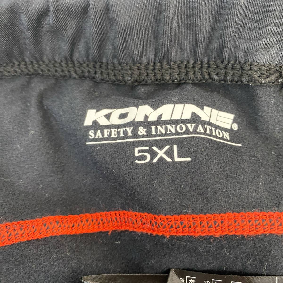 【即決】 KOMINE コミネ PKL-125 コンプレッションサーマルアンダーパンツ 5XL 黒系 ブラック系 6921-Kの画像3