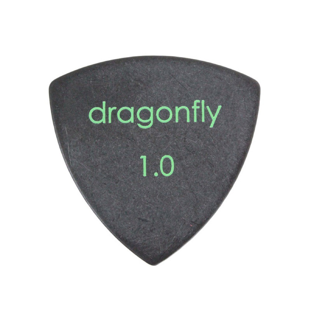 ギターピック 10枚 セット ドラゴンフライ PICK TR 1.0mm BLACK dragonfly_画像1