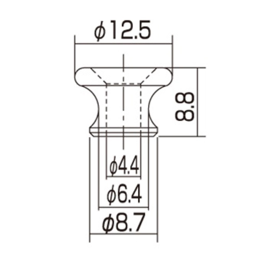 ALLPARTS オールパーツ AP-6695-001 Gibson Style Nickel Strap Buttons ストラップピン_画像2