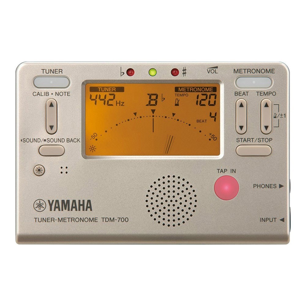 ヤマハ チューナーメトロノーム YAMAHA TDM-700G ゴールド 電子 吹奏楽 管楽器 ブラスバンド オーケストラ 個人練習_画像1