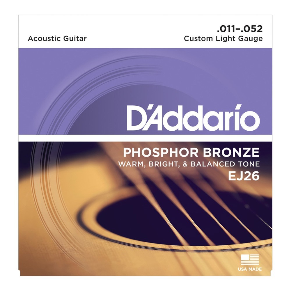 ダダリオ D'Addario EJ26/Phosphor Bronze/Custom Light アコースティックギター弦_画像1