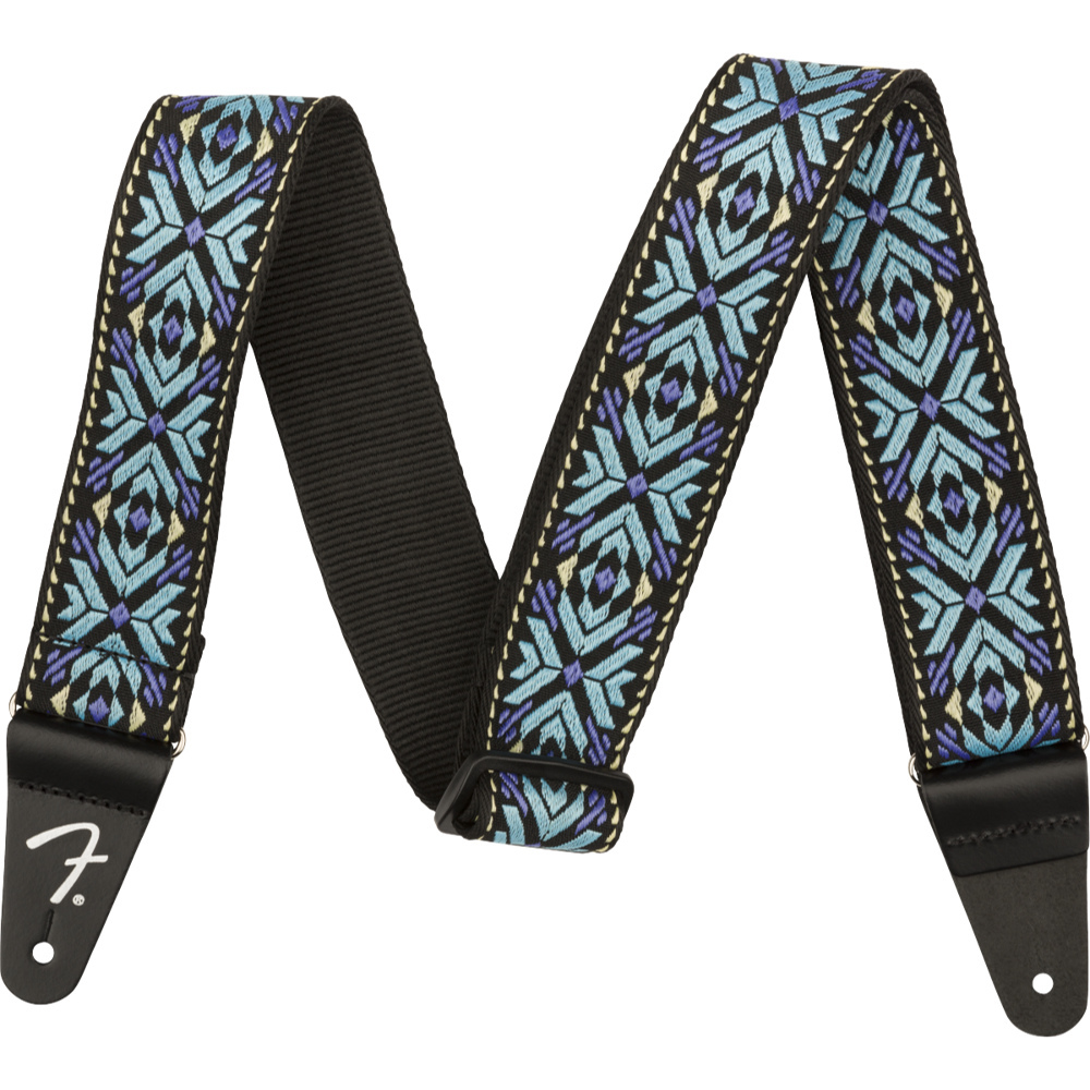  крыло Fender Pasadena Woven Strap Blue Snowflake 2 гитара ремешок 