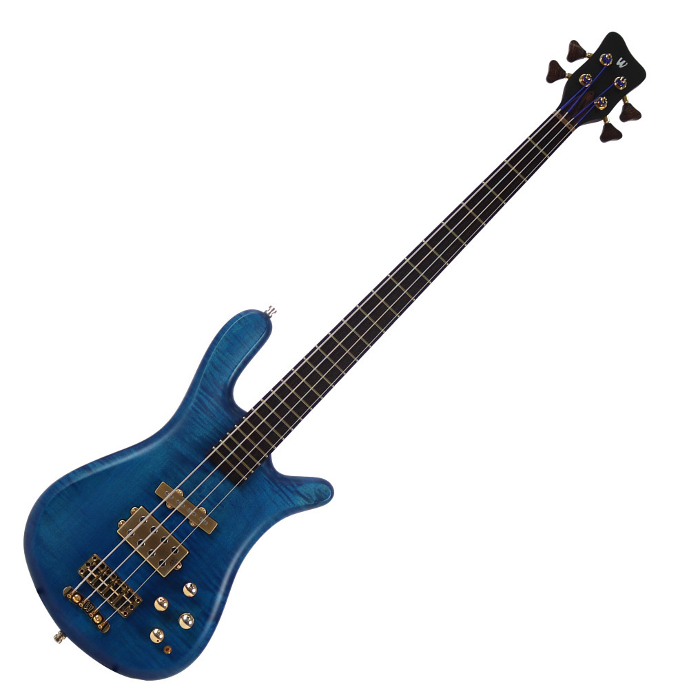  Warwick base WARWICK Masterbuilt Streamer Jazzman 4st Ocean Blue Transparent Satin outlet 