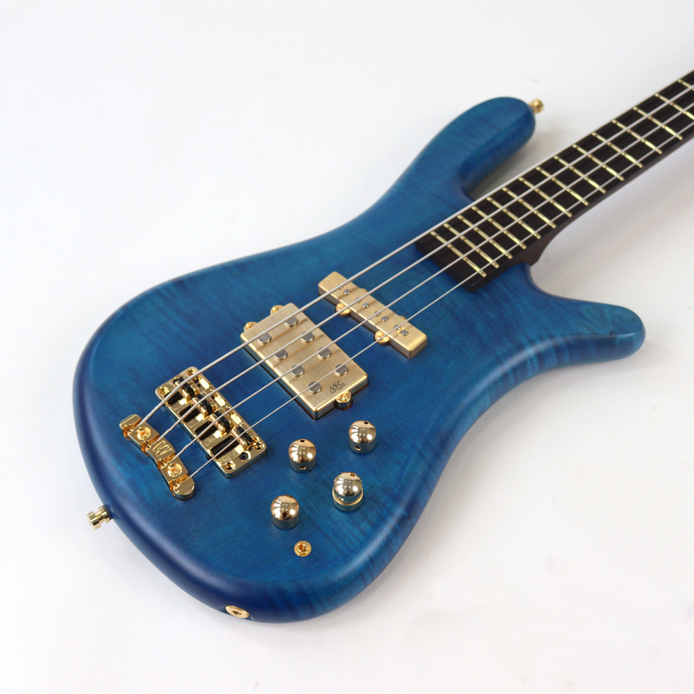  Warwick base WARWICK Masterbuilt Streamer Jazzman 4st Ocean Blue Transparent Satin outlet 