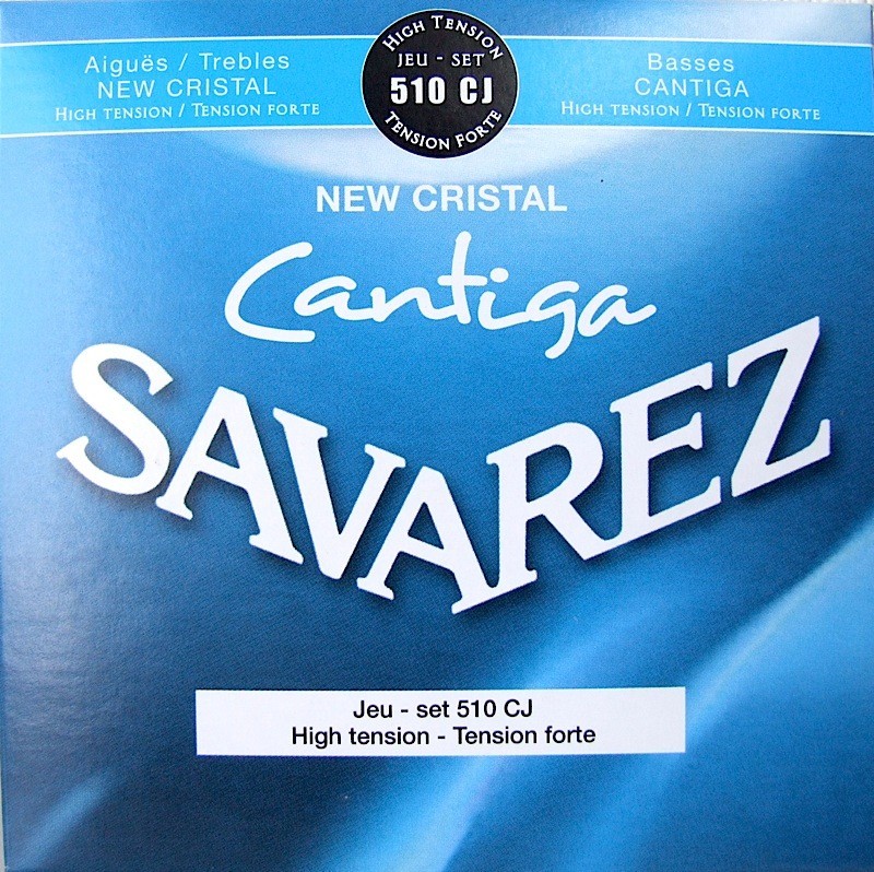 サバレス 弦 SAVAREZ 510CJ NEW CRISTAL Cantiga ×6SET HIGH TENSION SET クラシックギター弦 ニュークリスタル カンティーガ